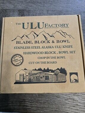 Ulu Knife And Chopping Bowl